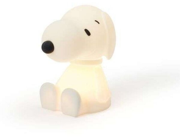 Lampa Stołowa Mr Maria, Snoopy, ściemnialny, biały, pokój dziecięcy, tworzywo sztuczne, młodzieżowy