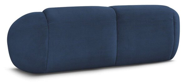 Ciemnoniebieska sztruksowa sofa 250 cm Tina – Bobochic Paris