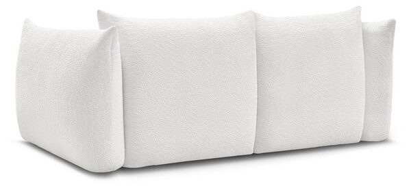 Biała sofa z materiału bouclé 234 cm Azra – Bobochic Paris