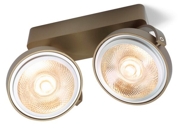 Lampa Sufitowa Trizio21, antyczny mosiądz, kuchnia, aluminium