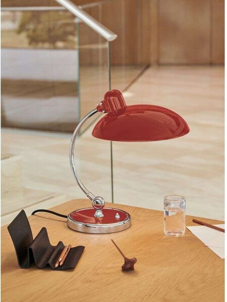 Lampa Stołowa FRITZ HANSEN, czerwony, salon, metal, vintage