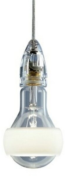 Lampa Wisząca Ingo Maurer, transparentny, salon, szkło