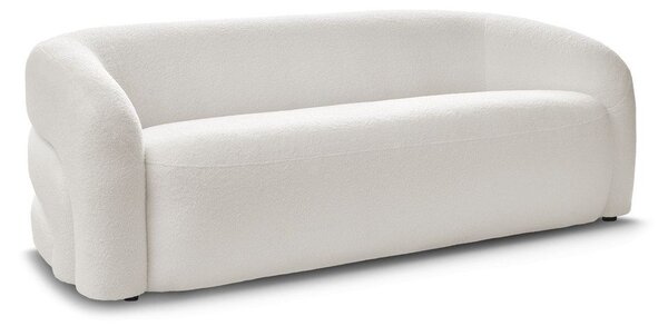Biała sofa z materiału bouclé 193 cm Elina – Bobochic Paris