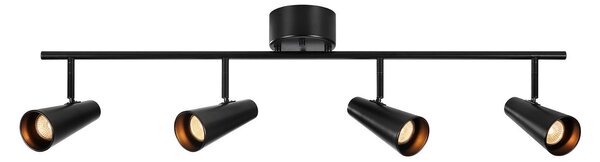 Lampa Sufitowa Markslöjd, Crest, ściemnialny, czarny, salon, metal, nowoczesny