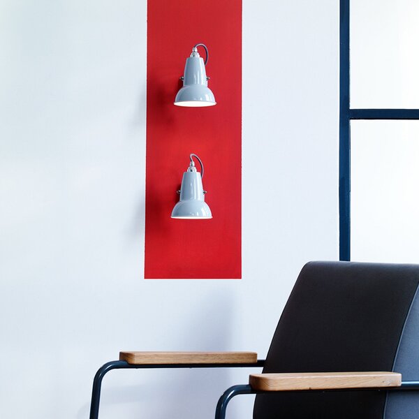 Lampa Ścienna Anglepoise, Original 1227, szary, salon, metal, industrialny