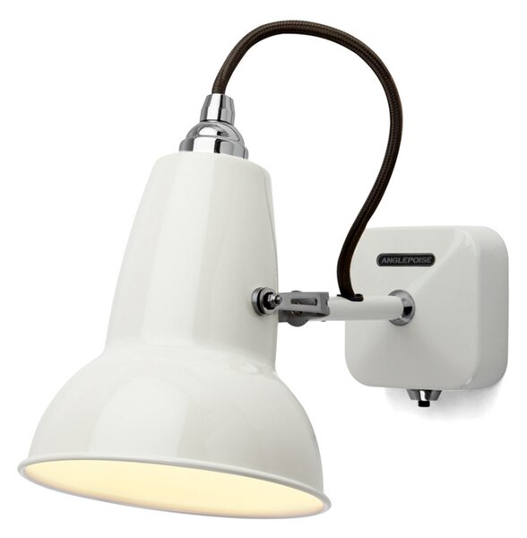 Lampa Ścienna Anglepoise, Original 1227, biały, salon, metal, industrialny