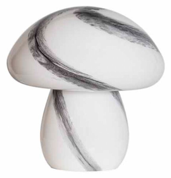 Lampa Stołowa By Rydéns, Mira Mushroom, biały, salon, szkło