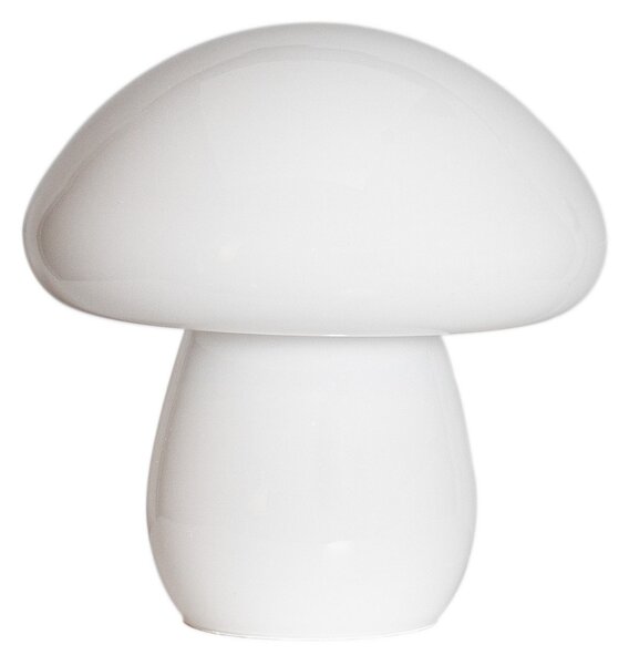 Lampa Stołowa By Rydéns, Mira Mushroom, biały, salon, szkło