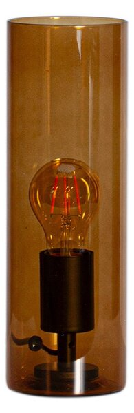 Lampa Stołowa By Rydéns, Flake, brąz rdzawy, salon, szkło
