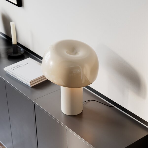 Lampa Stołowa By Rydéns, Lean on Me, beżowy, salon, metal
