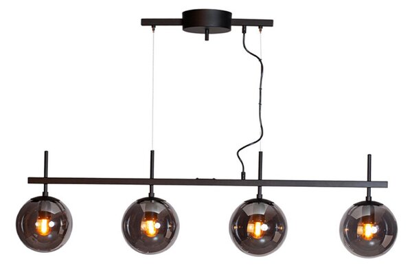 Lampa Wisząca By Rydéns, Boyle, ściemnialny, szary, jadalnia, metal