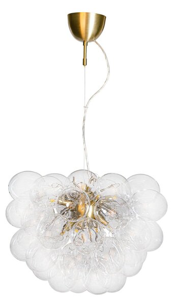 Lampa Wisząca By Rydéns, Gross, ściemnialny, transparentny, salon, szkło, design