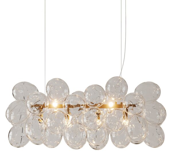 Lampa Wisząca By Rydéns, Gross Bar, ściemnialny, transparentny, salon, szkło, design