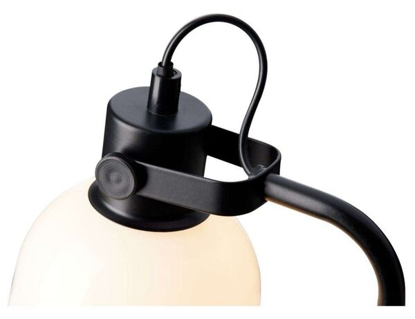 Lampa Stołowa Halo Design, czarny, salon, metal