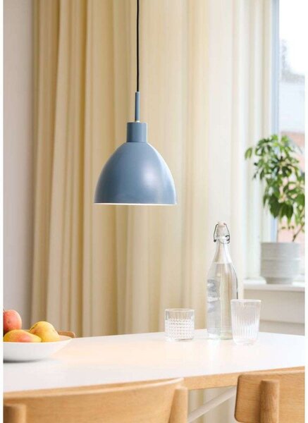 Lampa Wisząca Halo Design, niebieski, salon, metal