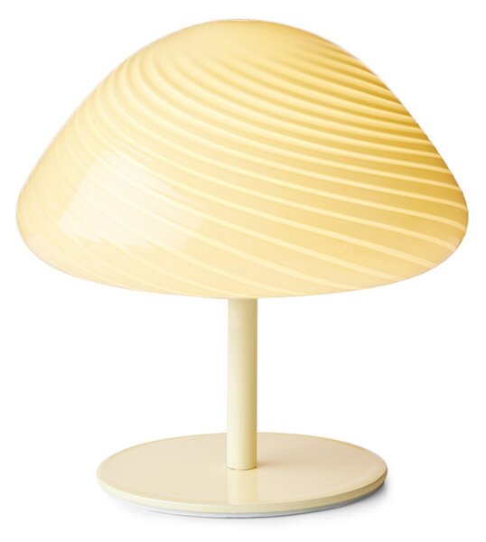 Lampa Stołowa Halo Design, beżowy, salon, szkło