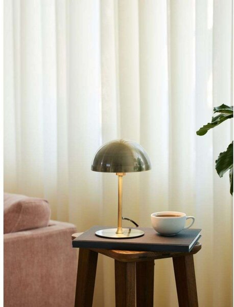 Lampa Stołowa Halo Design, brąz rdzawy, salon, metal