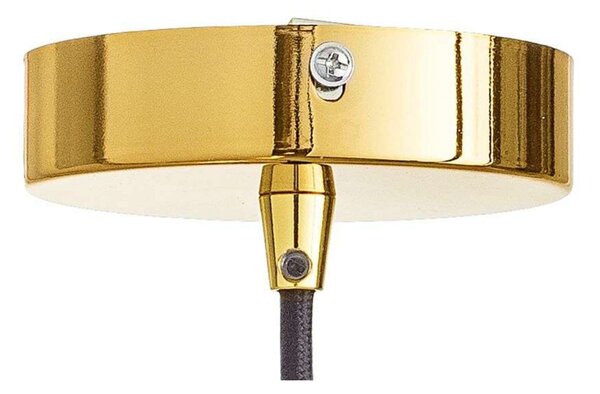 Lampa Wisząca Bloomingville, brąz rdzawy, salon, szkło