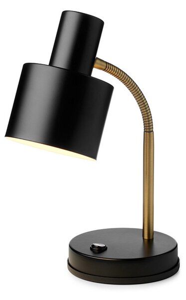 Lampa Stołowa Halo Design, czarny, salon, metal
