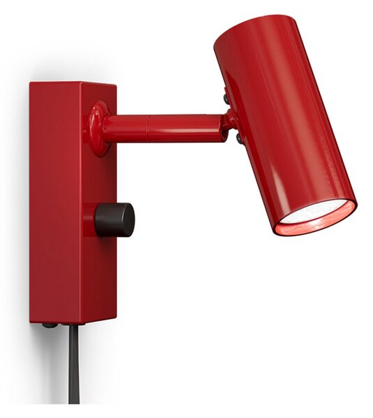Cato Lampa Ścienna Blank Ruby Czerwony/Matowy Czarny