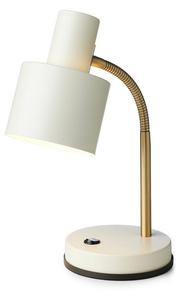 Lampa Stołowa Halo Design, beżowy, salon, metal