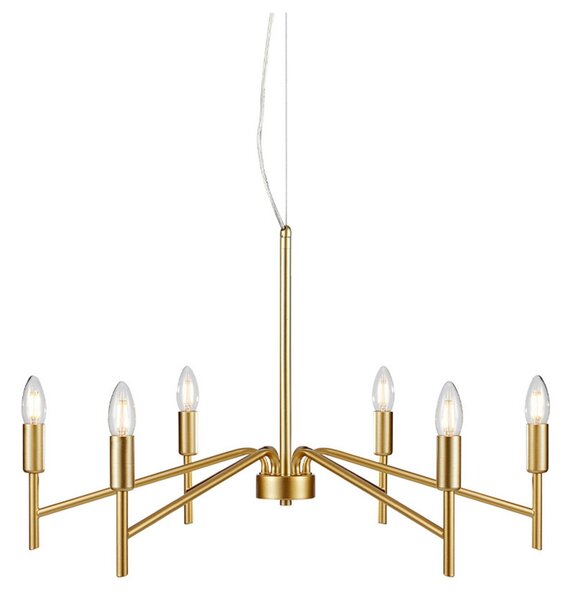 Lampa Wisząca Markslöjd, złoty | mosiężny, salon, metal