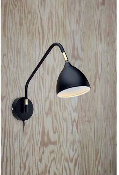 Valencia Lampa Ścienna Czarny/Mosiądz - Markslöjd