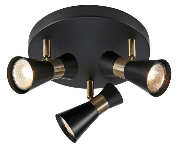 Lampa Sufitowa Markslöjd, Folie, ściemnialny, czarny, salon, metal, nowoczesny