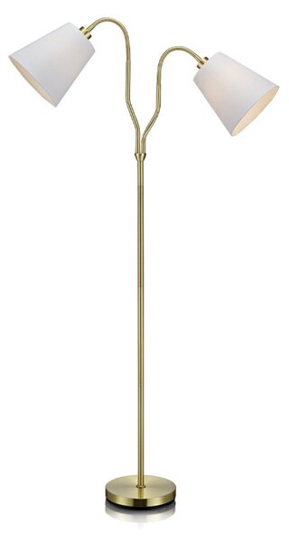 Lampa Podłogowa Markslöjd, złoty | mosiężny, salon, metal