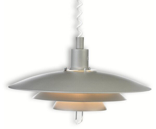 Lampa Wisząca Markslöjd, KIRKENES, ściemnialny, szary, salon, metal, nowoczesny