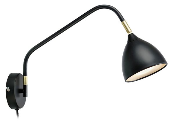 Valencia Lampa Ścienna Czarny/Mosiądz - Markslöjd