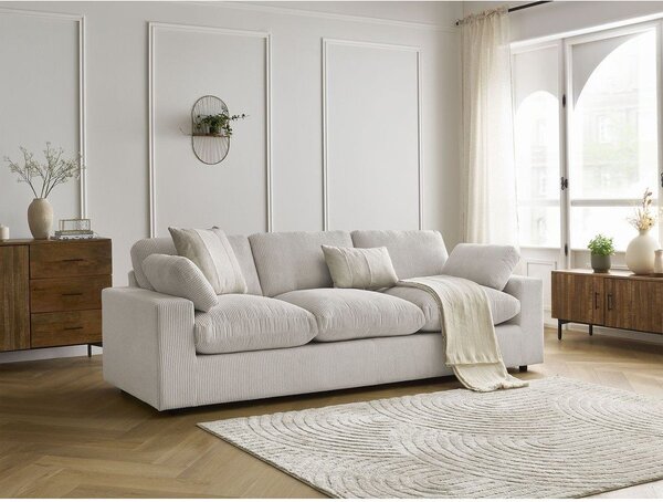 Beżowa sztruksowa sofa 250 cm Belair – Bobochic Paris