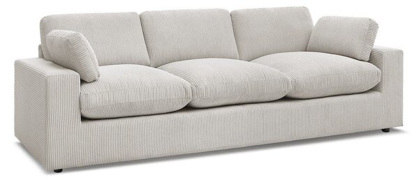 Beżowa sztruksowa sofa 250 cm Belair – Bobochic Paris