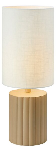Lampa Stołowa Markslöjd, Can, beżowy, salon, ceramika
