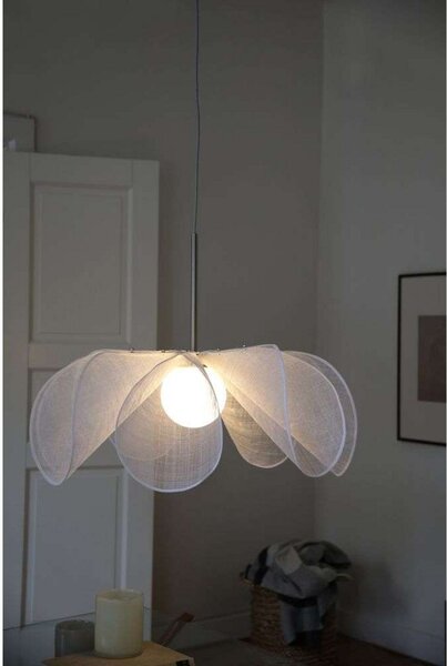 Lampa Wisząca Markslöjd, biały, salon, tkanina | tekstylia