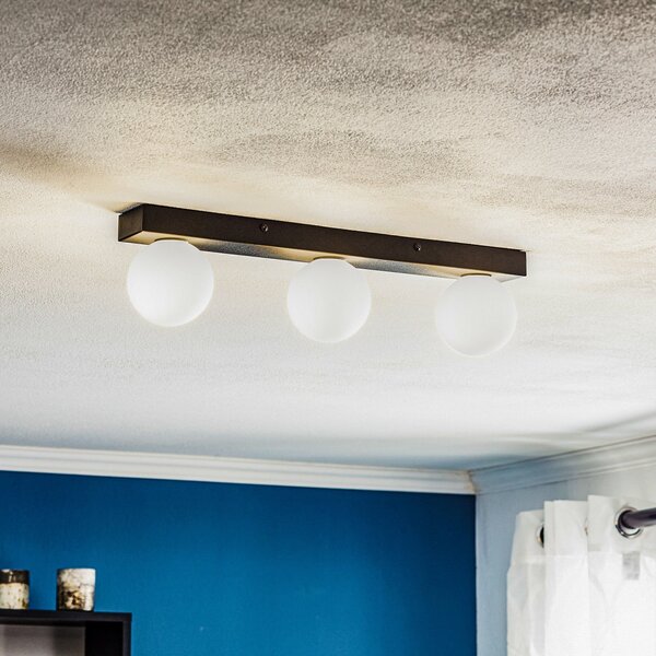 Lampa Sufitowa Markslöjd, Mini, ściemnialny, czarny, łazienka, szkło, nowoczesny
