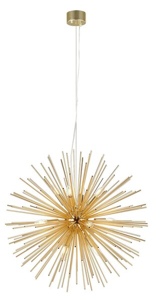 Lampa Wisząca Markslöjd, Soleil, ściemnialny, złoty | mosiężny, salon, metal