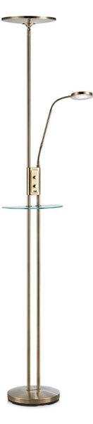 Lampa Podłogowa Markslöjd, złoty | mosiężny, salon, metal
