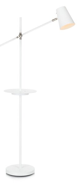 Lampa Podłogowa Markslöjd, Linear, biały, salon, metal, skandynawski