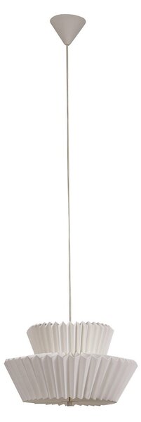 Lampa Wisząca Lindby, Magali, ściemnialny, biały, salon, papier | karton