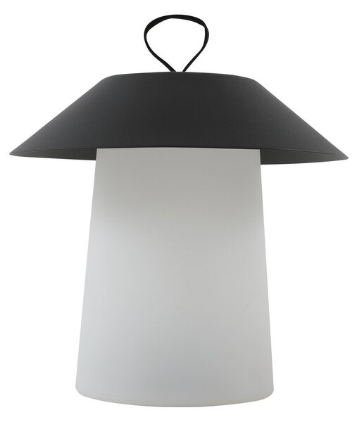Zewnętrzna Lampa Lindby, Kalina, ściemnialny, czarny, balkon, tworzywo sztuczne, nowoczesny