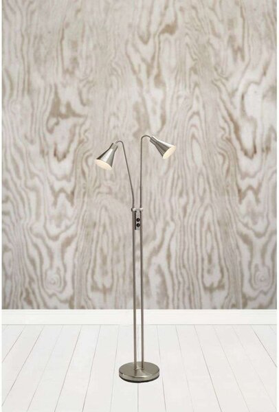 Lampa Podłogowa Markslöjd, metaliczny, salon, metal