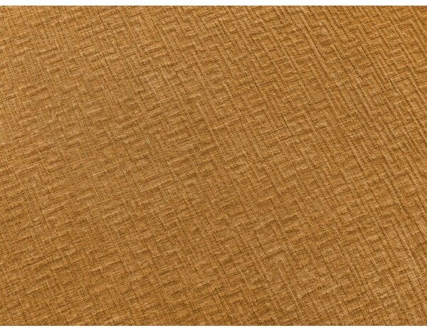 Musztardowa rozkładana sofa do spania z tkaniny szenilowej 220 cm Hugo – Bobochic Paris