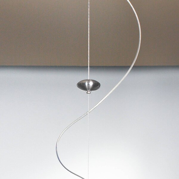 Casablanca Lampa wisząca szklana AIH, możliwość ściemniania, biały / opal, salon / jadalnia, szkło, design