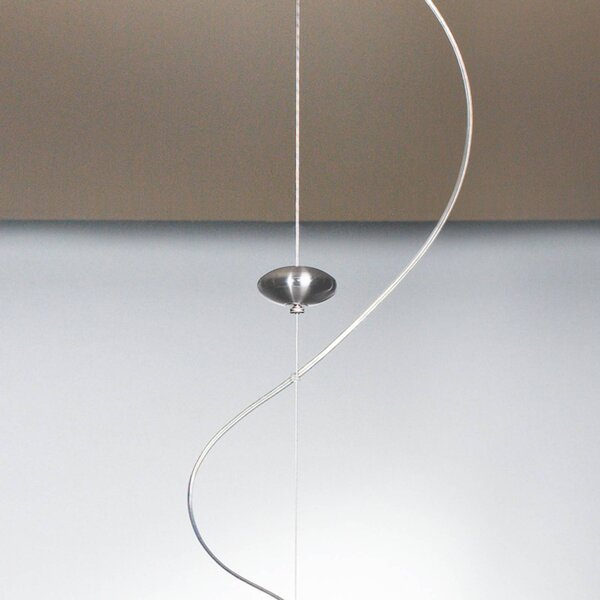 Casablanca Lampa wisząca szklana AIH, możliwość ściemniania, biały / opal, salon / jadalnia, szkło, design