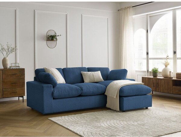 Niebieski sztruksowy narożnik Belair – Bobochic Paris