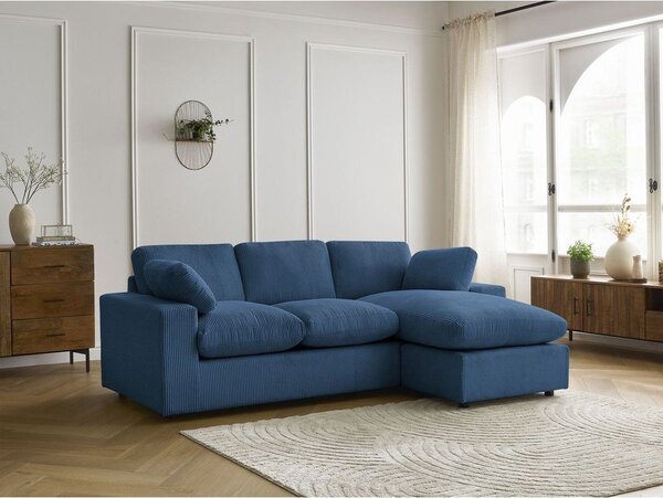 Niebieski sztruksowy narożnik Belair – Bobochic Paris