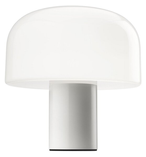 Lampa Stołowa FLOS, Bellhop Glass T, ściemnialny, biały, salon, szkło