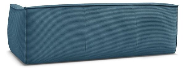 Niebieska sztruksowa sofa 242 cm Giorgia – Bobochic Paris