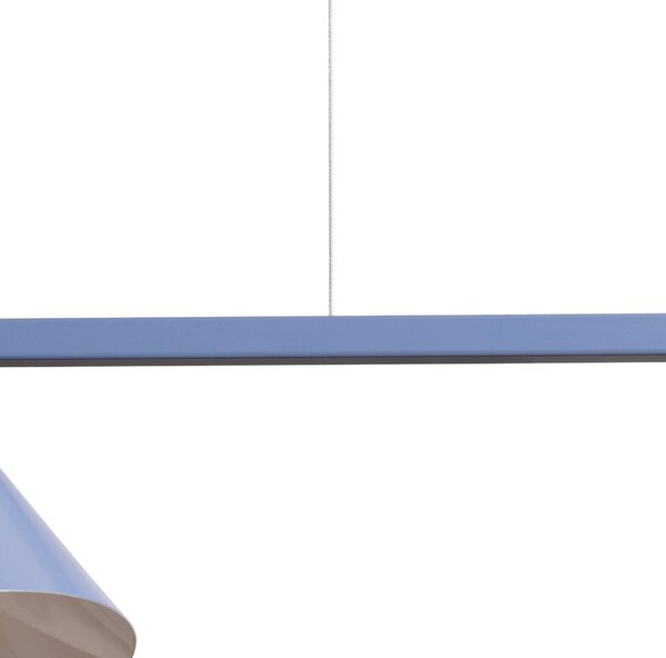 Lampa wisząca Hängeleuchte Form 4 ALDEX, możliwość ściemniania, niebieski, salon / jadalnia, metal, nowoczesny